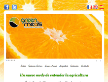 Tablet Screenshot of greenmeals.net